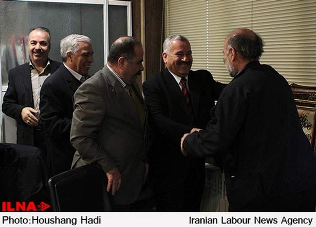 دیدار هیئت کارگری سوریه با دبیر خانه کارگر