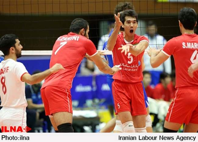 دیدار تیمهای والیبال ایران و ایتالیا