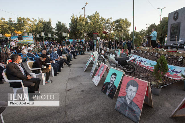  چهلم سردار شهید مجیدی با حضور سردار فلاح زاده جانشین نیروی قدس سپاه