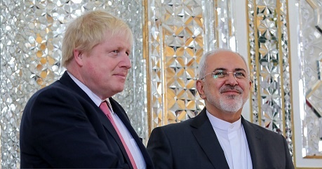 Iranian FM criticizes British counterpart over Syrian strike