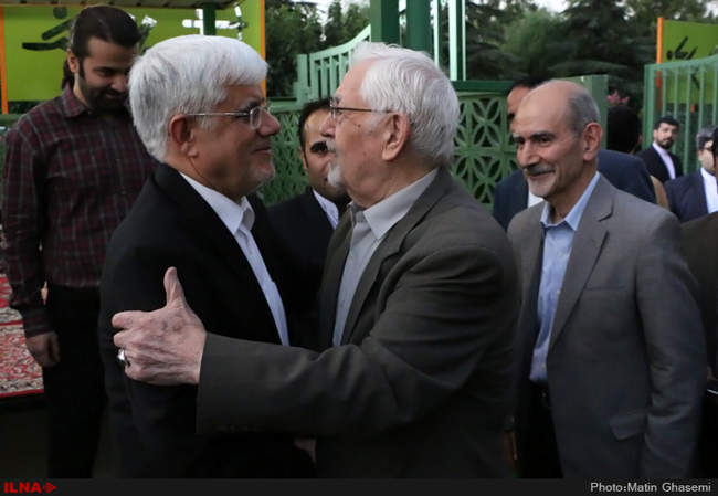 میهمانی افطار محمدرضا عارف 