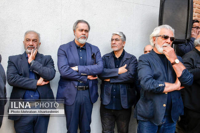 مراسم تشییع پیکر ناصر تقوایی