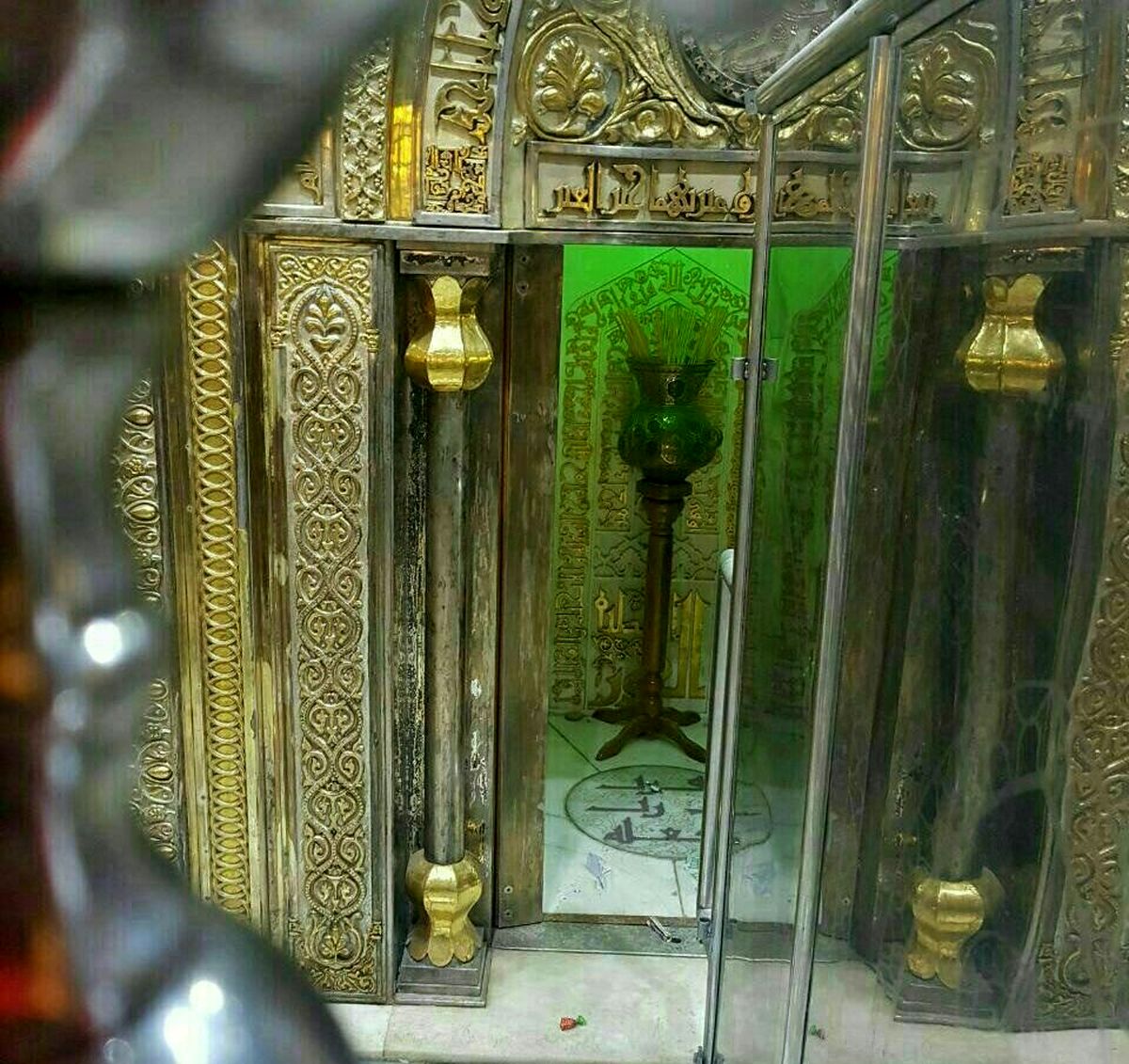 محل ضربت خوردن حضرت علی(ع) در مسجد کوفه/عکس