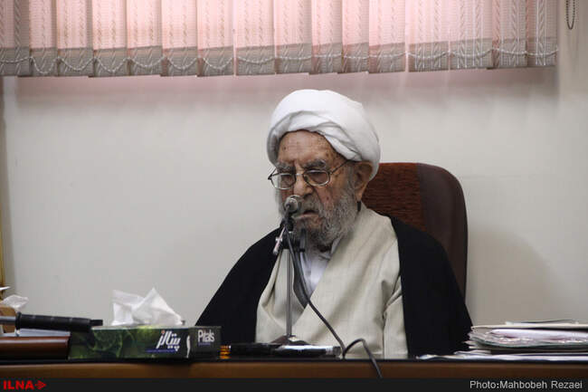 دیدار معصومه ابتکار با آیت الله امینی