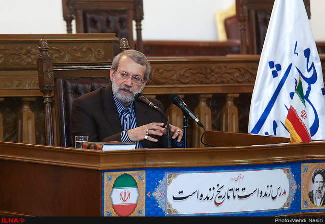 نشست خبری علی لاریجانی  رئیس مجلس شورای اسلامی 