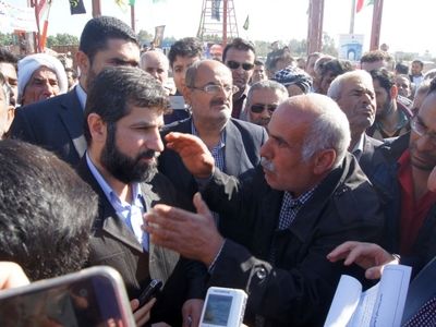 آب رودخانه هندیجان برداشت شود، با فرمانداران بهبهان و امیدیه برخورد می‌کنم