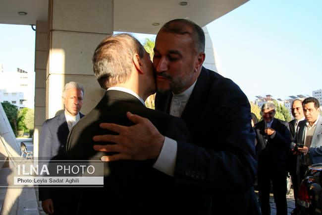 دیدار «حسین امیر عبداللهیان» وزیر امور خارجه با وزیر امور خارجه سوری