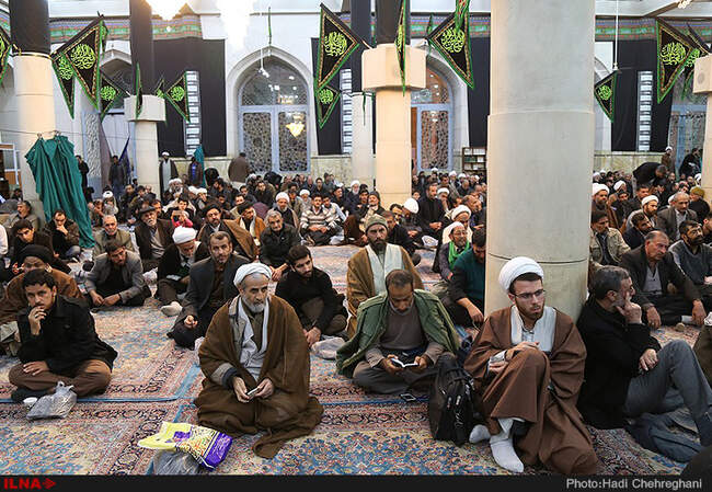 مراسم  هفتمین روز درگذشت مرحوم آیت الله العظمی سید عبدالکریم موسوی اردبیلی