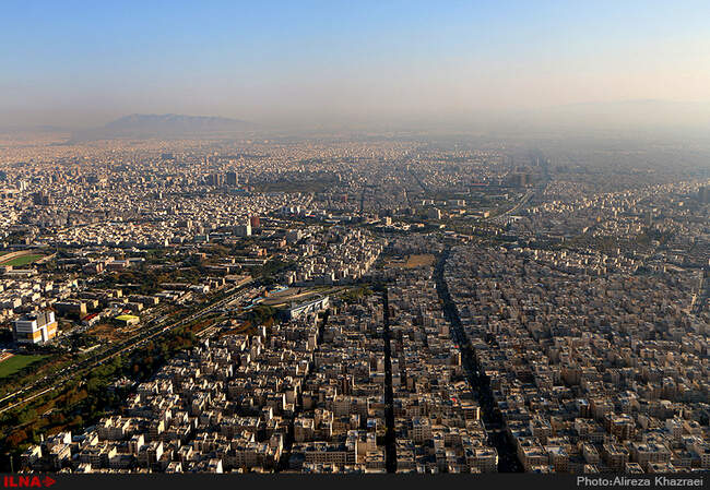 تهران پس از باران