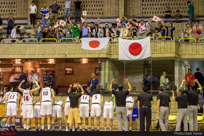 بیست و چهارمین دوره مسابقات بسکتبال قهرمانی جوانان آسیا: ژاپن - لبنان