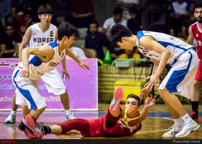 بیست و چهارمین دوره مسابقات بسکتبال قهرمانی جوانان آسیا: ایران - کره 