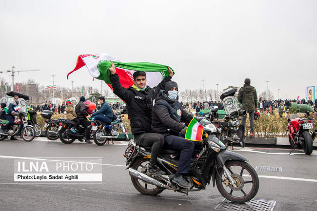 مراسم راهپیمایی ۲۲ بهمن در تهران ( 3 )