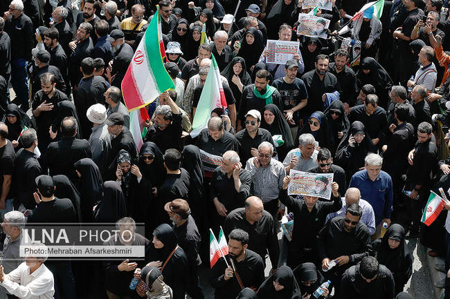 مراسم تشییع شهدای اقتدار - تهران / 2