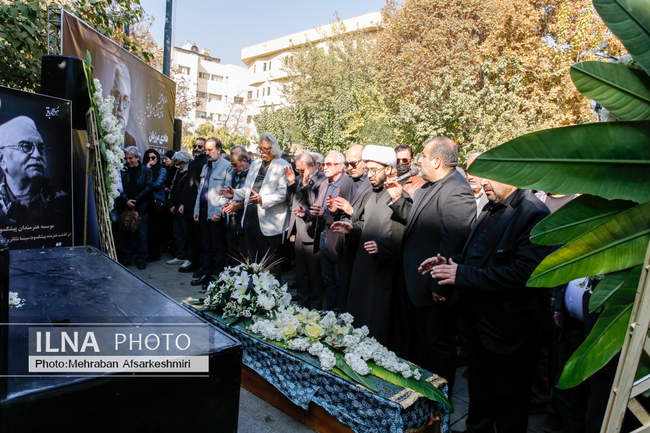 مراسم تشییع پیکر هادی مرزبان