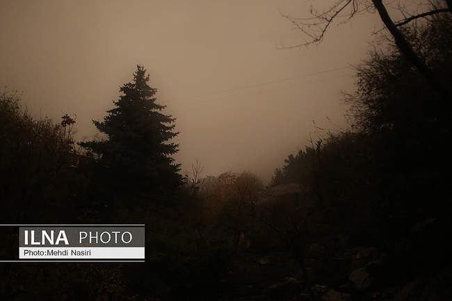 مه گرفتگی در تهران