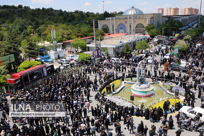 امام جمعه شهید تبریز در گلزار شهدا آرام گرفت