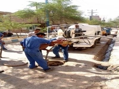 ۳۶ کیلومتر شبکه فاضلاب در شهر جوانرود لایروبی شد