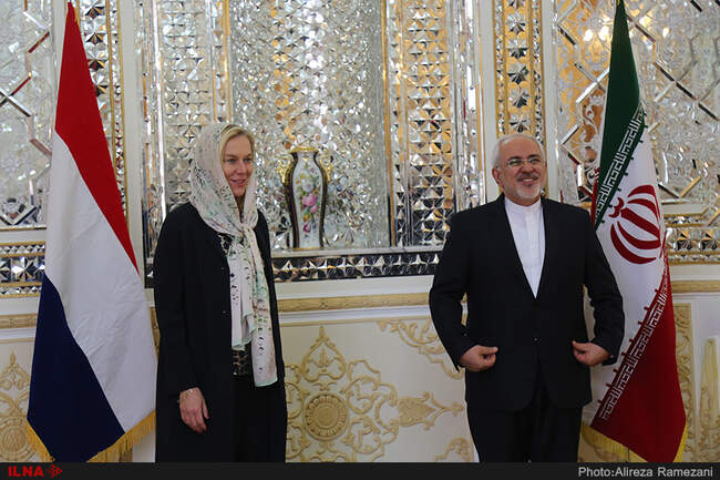 Zarif meets Dutch counterpart in Tehran