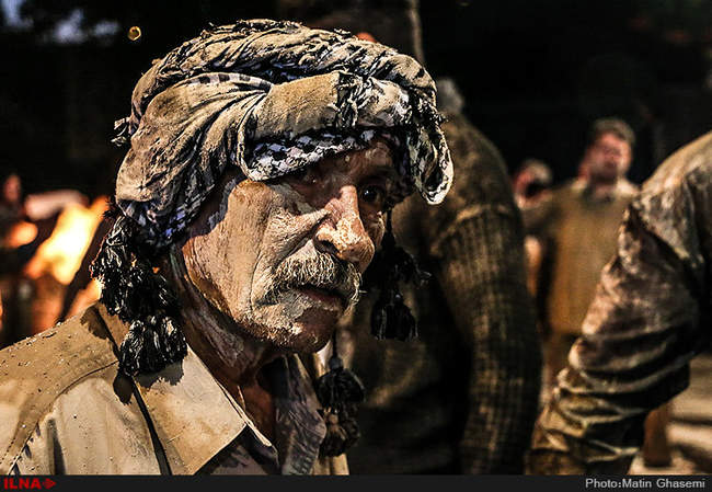 آیین گل مالی عاشورای حسینی در لرستان