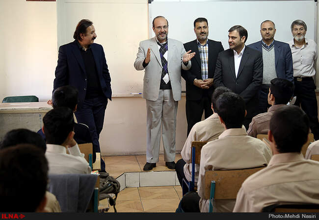 حضور مجید مجیدی در دبیرستان نظام مافی