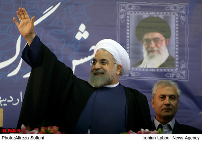 رئیس جمهور در جشن بزرگ کارگری