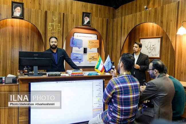بازدید رسانه‌ها از مرکز پیگیری اجرای سند تحول قضایی