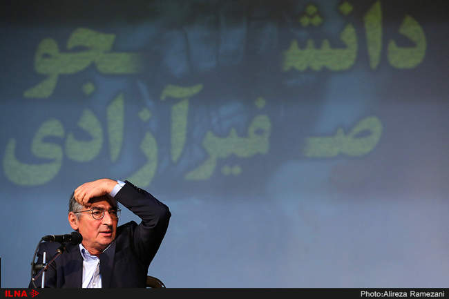  سخنرانی مسعود پزشکیان و صادق زیبا کلام به مناسبت ۱۶ آذر در دانشگاه پ