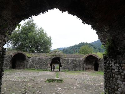 مرمت تنها کاروانسرای جنگلی ایران آغاز شد