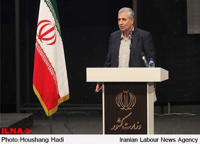 اجتماع بزرگ ۵ هزار نفری کارگران در تالار بزرگ وزارت کشور