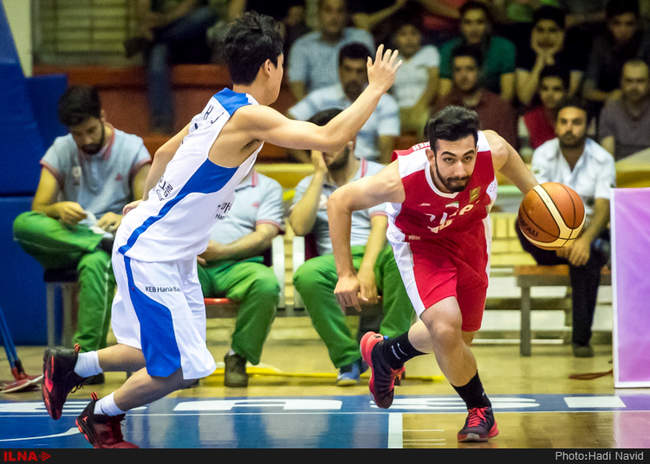 بیست و چهارمین دوره مسابقات بسکتبال قهرمانی جوانان آسیا: ایران - کره �