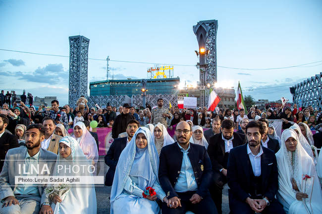 برگزاری جشن ازدواج ۱۰۰۰زوج جان فدا در تهران