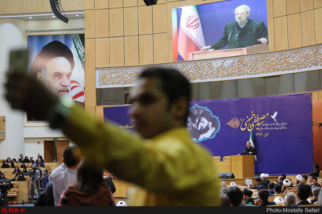 گزارش تصویری همایش بزرگداشت چهلمین سالگرد شهادت حاج سیدمصطفی خمینی