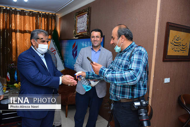 بازدید استاندار قزوین از خبرگزاری ایلنا مرکز قزوین