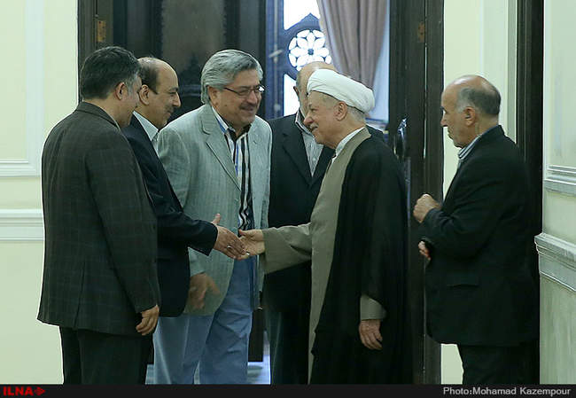 دیدار اعضای حزب اتحاد ملت ایران اسلامی با آیت الله هاشمی رفسنجانی