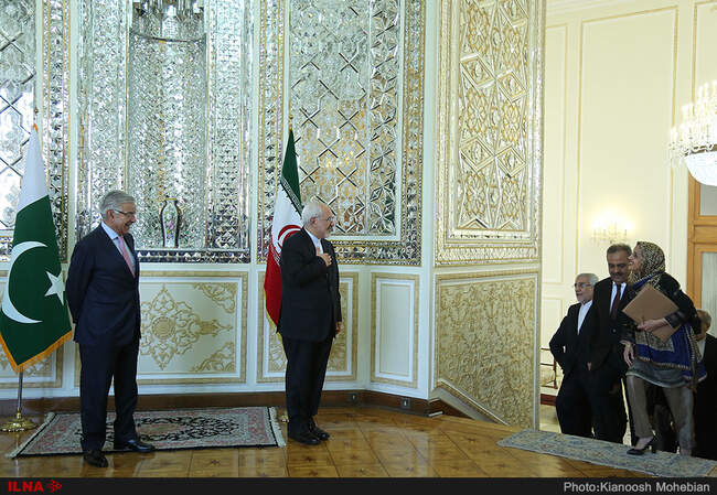 دیدار وزرای خارجه ایران و پاکستان