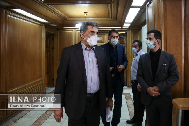 مراسم تودیع پیروز حناچی شهردار سابق تهران 