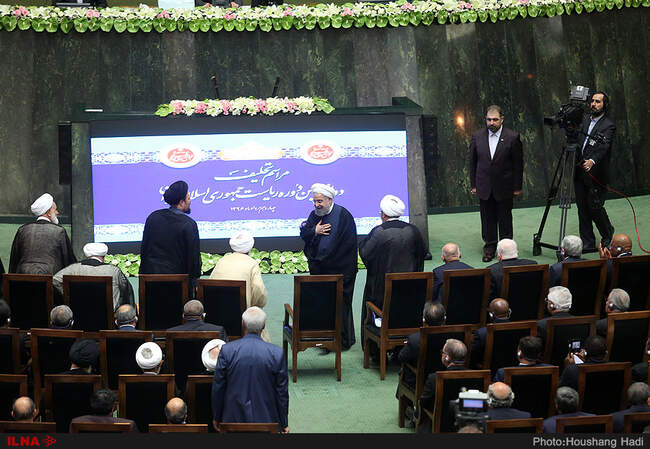 حواشی مراسم تحلیف دوازدهمین دوره ریاست جمهوری به روایت تصویر