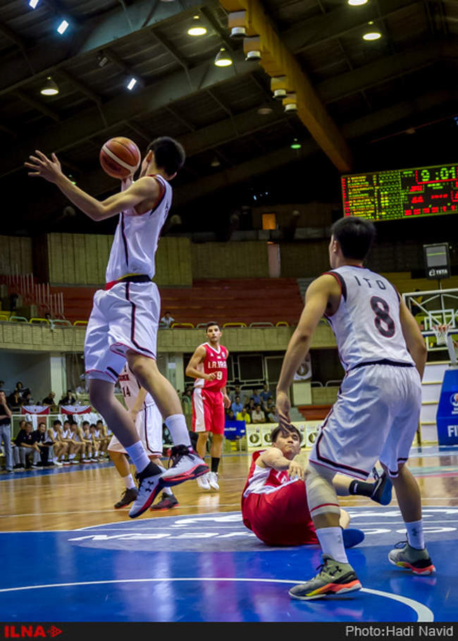 بیست و چهارمین دوره مسابقات قهرمانی بسکتبال جوانان آسیا: ایران - ژاپن