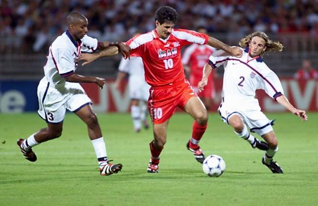 گزارش تصویری بازی ایران و آمریکا در جام جهانی 1998 