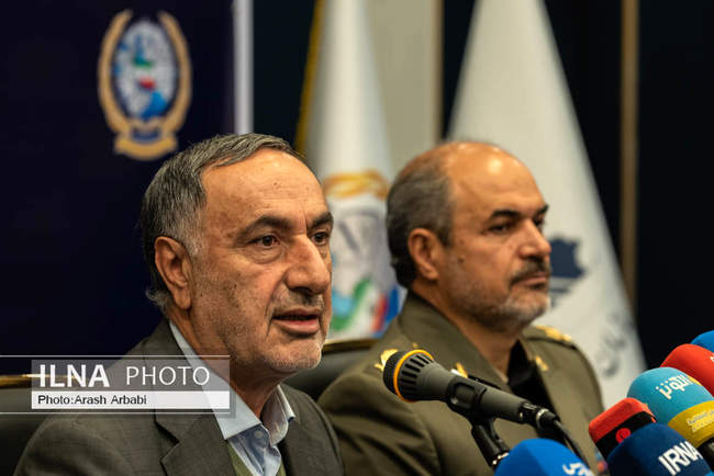 نشست خبری مشترک روسای سازمان جغرافیایی نیروهای مسلح و سازمان نقشه بر