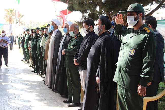مراسم ترحیم سردار محمد حجازی در گلستان شهدای اصفهان برگزار شد