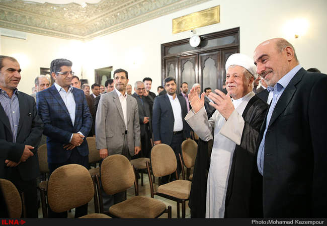 دیدار رئیس، معاونین و جمعی از مدیران سازمان تأمین اجتماعی با آیت الل