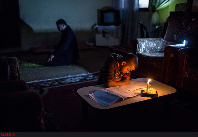 غزه در تاریکی