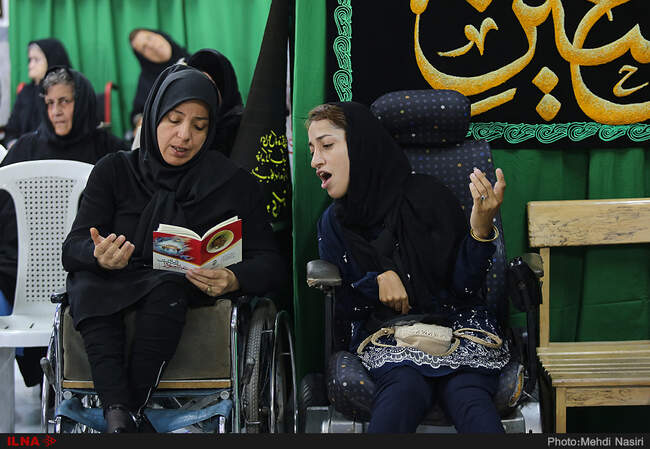 مراسم عزاداری محرم در موسسه خیریه کهریزک