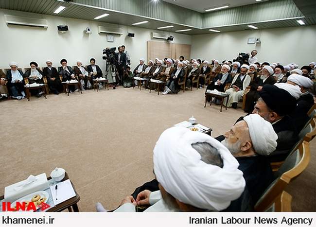 اعضای مجلس خبرگان رهبری صبح امروز با رهبر انقلاب اسلامی دیدار کردند