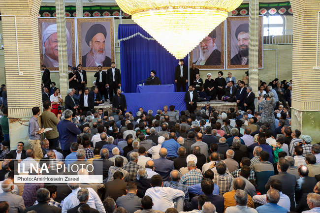 سید حسن خمینی در آیین سالگرد امام خمینی(ره) در روستای خیارج قزوین