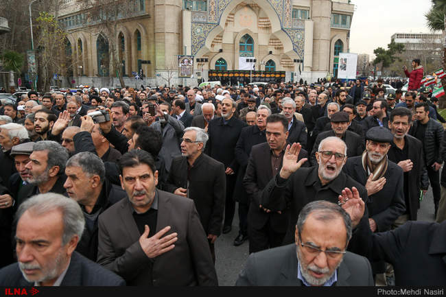 مراسم تشییع پیکر محمدنبی حبیبی