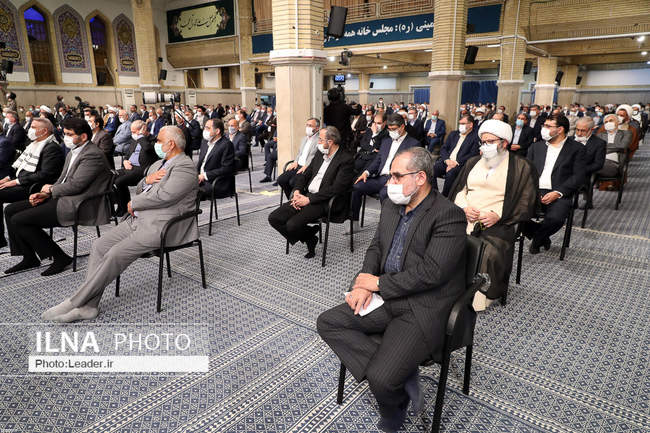 دیدار رئیس و نمایندگان مجلس  با رهبر انقلاب