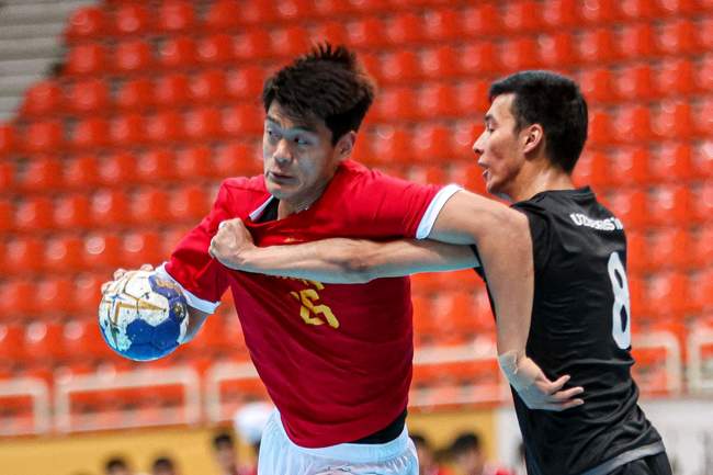  گزارش تصویری دیدار هندبال تاشکند ازبکستان ۲۵ - جونیور چین ۲۵