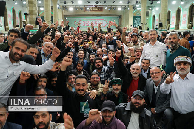 دیدار اقشار مردم با رهبر انقلاب به مناسبت چهل‌وهفتمین سالگرد پیروزی